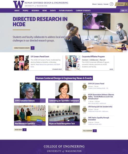 HCDE homepage