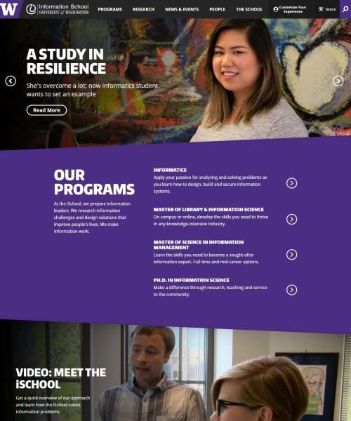 iSchool homepage